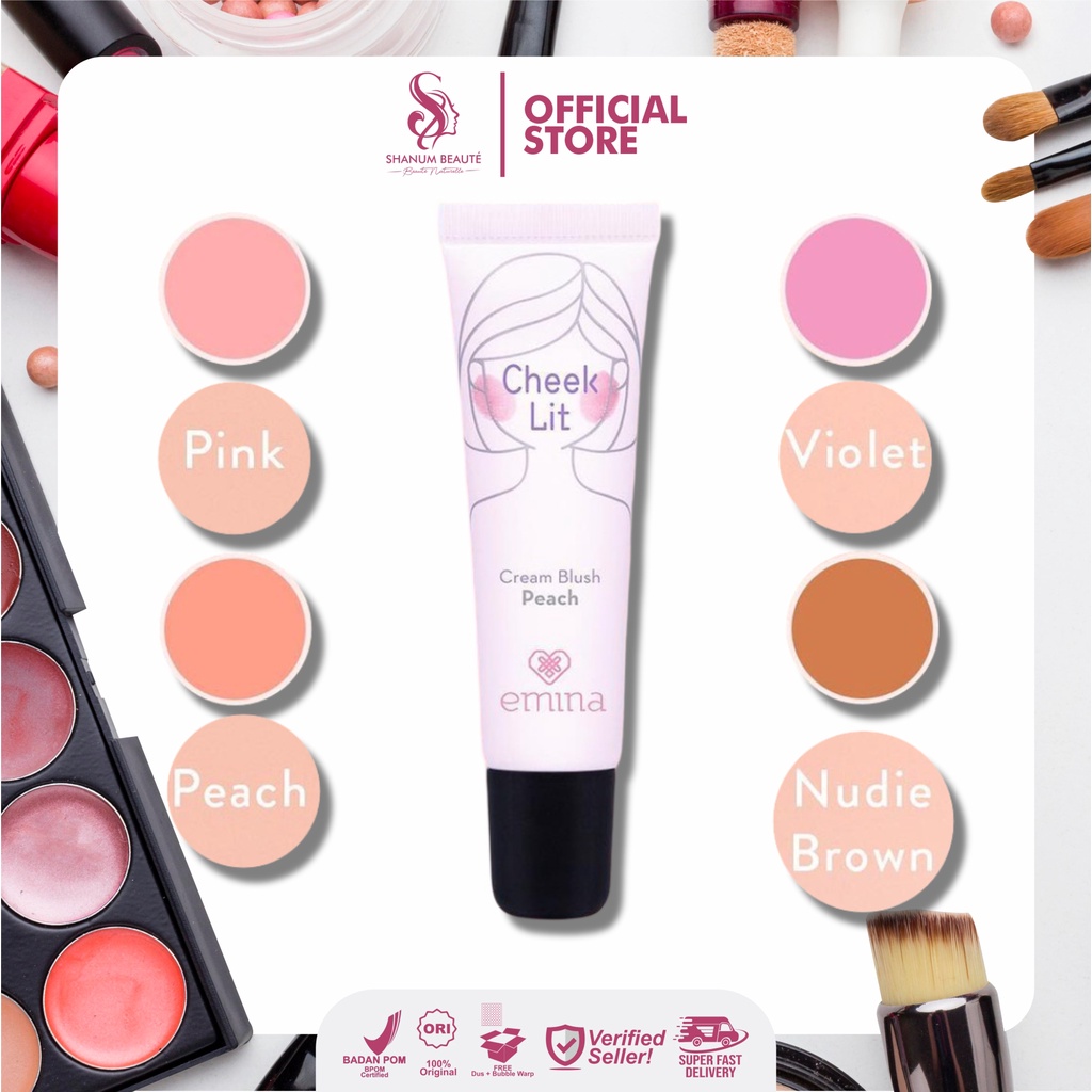 Jual Emina Cheek Lit Cream Blush Blush On Cream 10 ml Shopee Indonesia