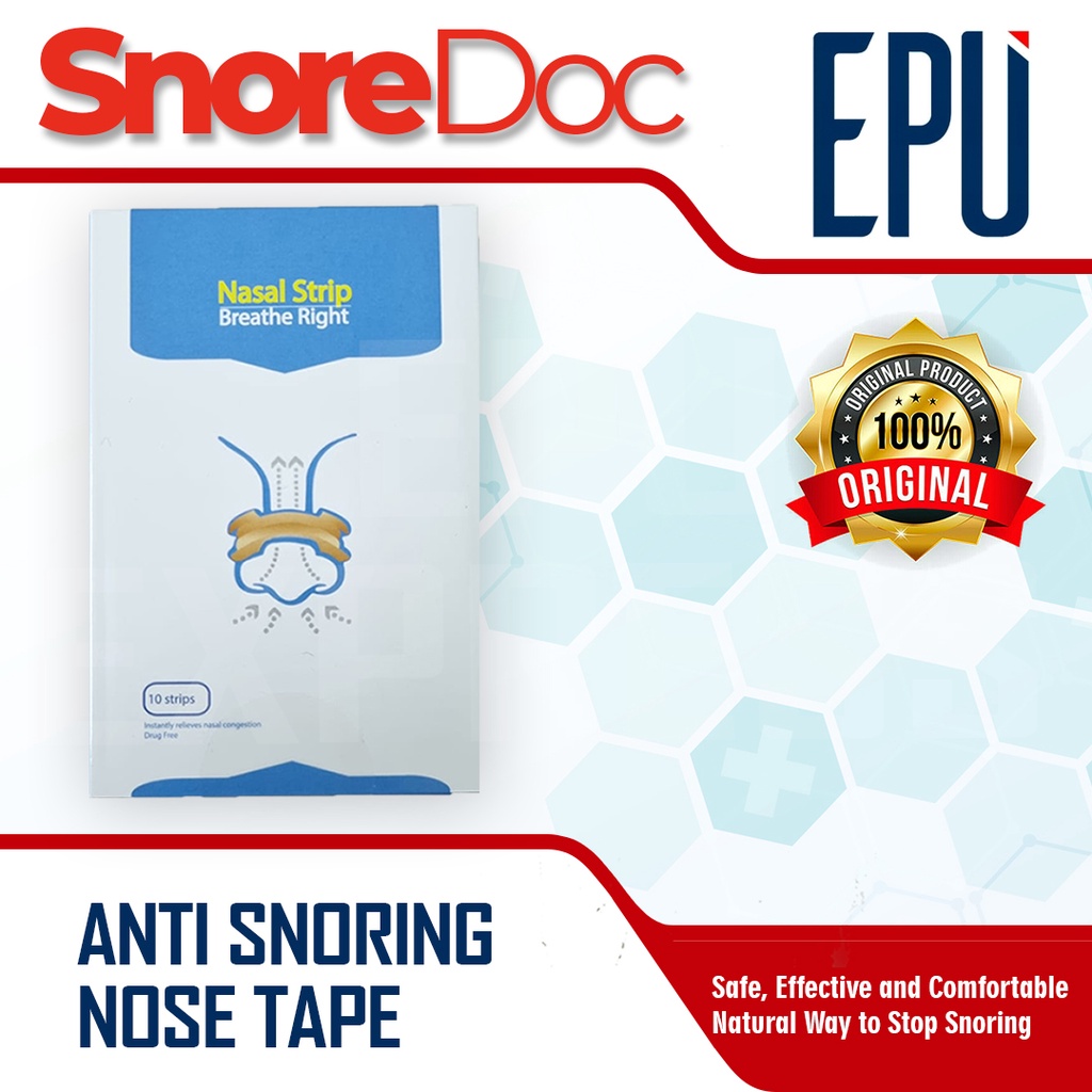 Jual Snoredoc Nose Strip Plester Hidung Nose Tape Nasal Strip Anti Ngorok 10 Pieces Shopee