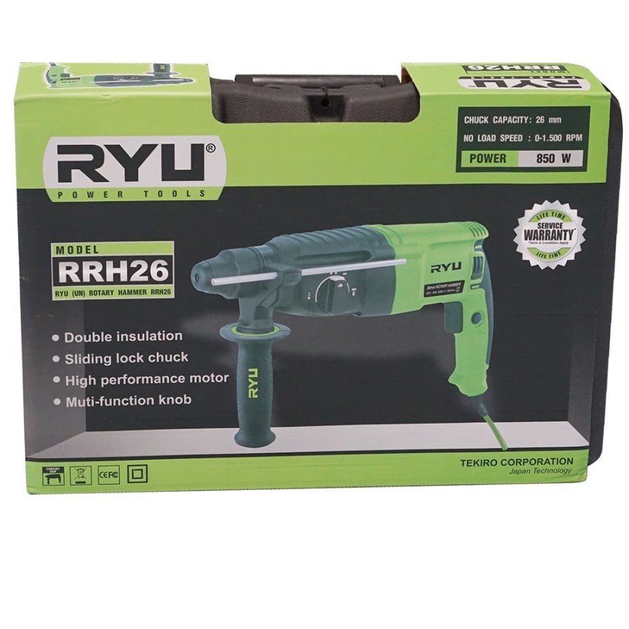 Jual PROMO!! RYU Bor ROTARY HAMMER BOR BOBOK BETON TEMBOK DEMOLITION ...