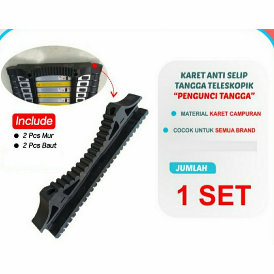 Jual Karet Tangga Teleskopik Single Karet Anti Selip Karet Pengaman Slip Shopee Indonesia