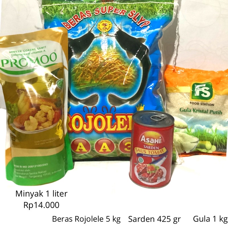 Jual Paket Sembako Munggahan Beras Min Sarden Gula | Shopee Indonesia