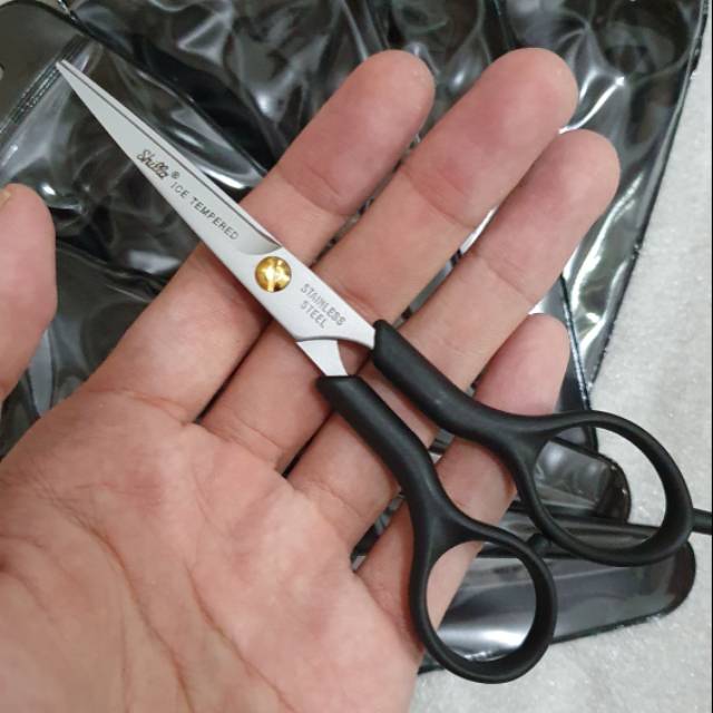 Jual Gunting rambut Shilla Original ice tempered gunting rata | Shopee ...