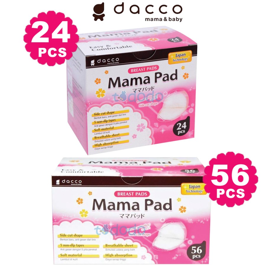 Jual Mamapad Breastpad Penyerap Asi Breast Pad 3D Mama Box 24 / 56 pcs ...