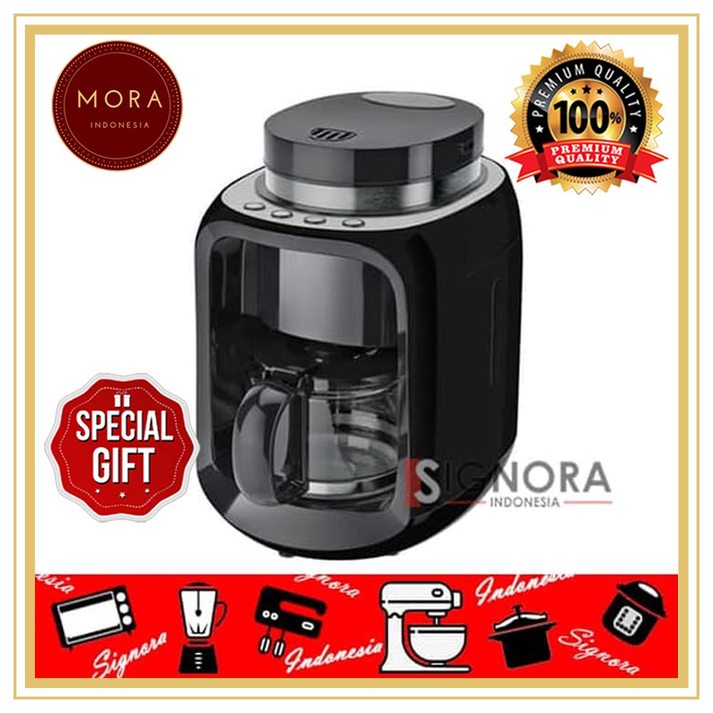 Jual Signora Coffee Maker | with burr grinder dripper filter metal ...