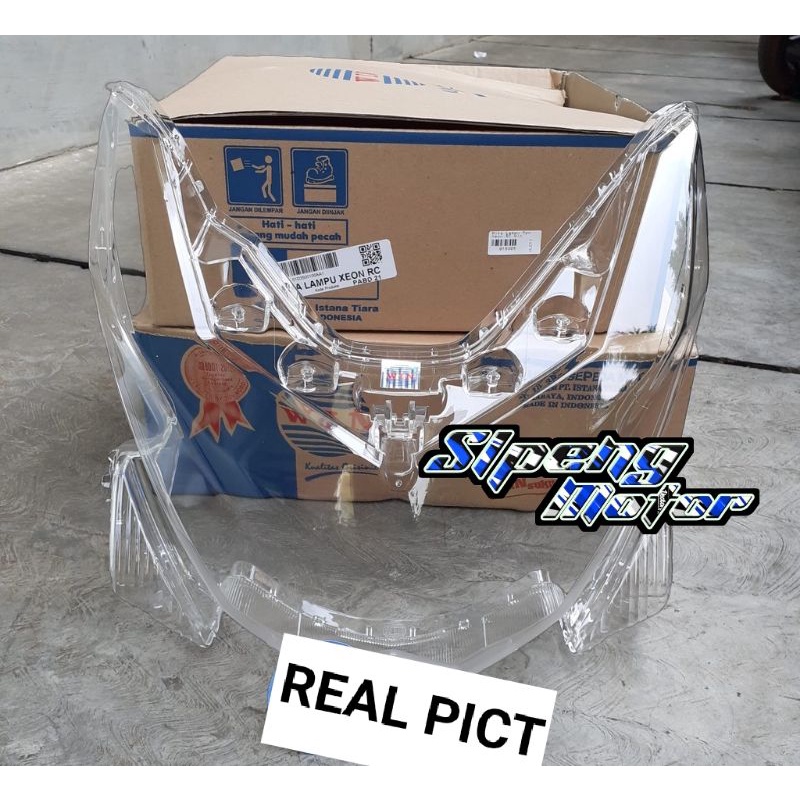Jual KACA MIKA LAMPU DEPAN REFLEKTOR HEADLAMP YAMAHA XEON RC FI INJEKSI