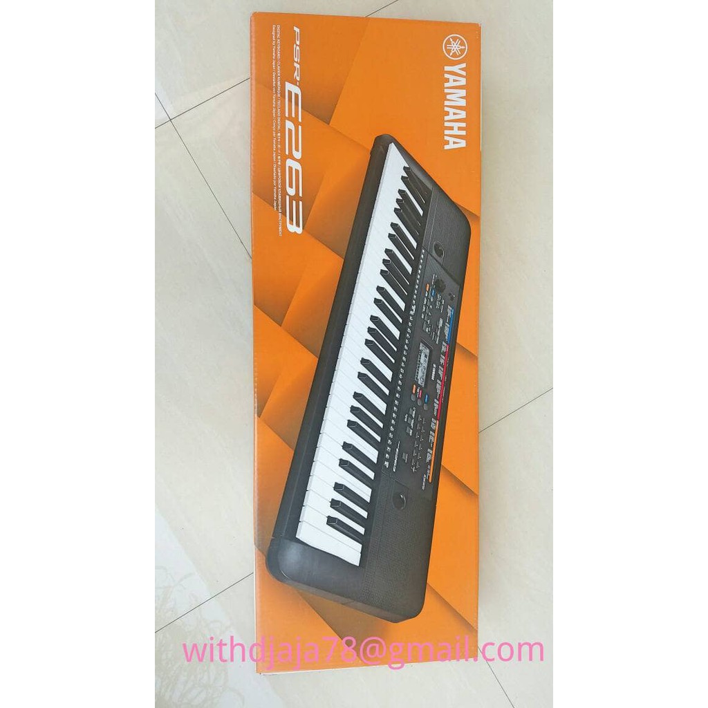 Jual Keyboard Yamaha PSR E263 / PSRE263 / PSR-E263 Original | Shopee ...