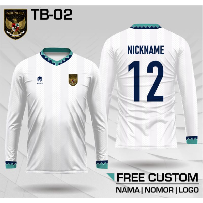 Jual Jersey sepak bola timnas Indonesia 2022 piala AFF U-19 kaos - Main Image
