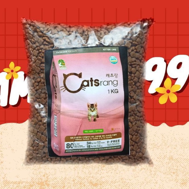 Jual Catsrang kitten repack 1kg | Shopee Indonesia