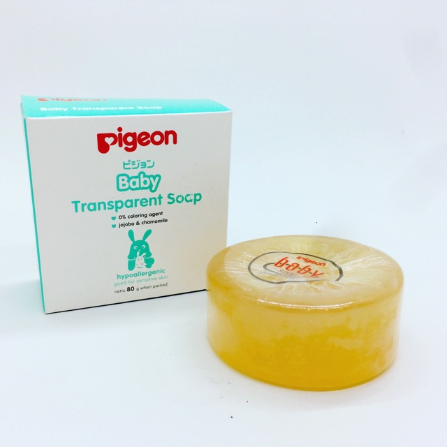 Pigeon baby hot sale transparent soap