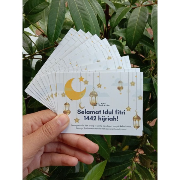 Jual KARTU LEBARAN/STIKER LEBARAN/KARTU UCAPAN PARSEL LEBARAN/KARTU