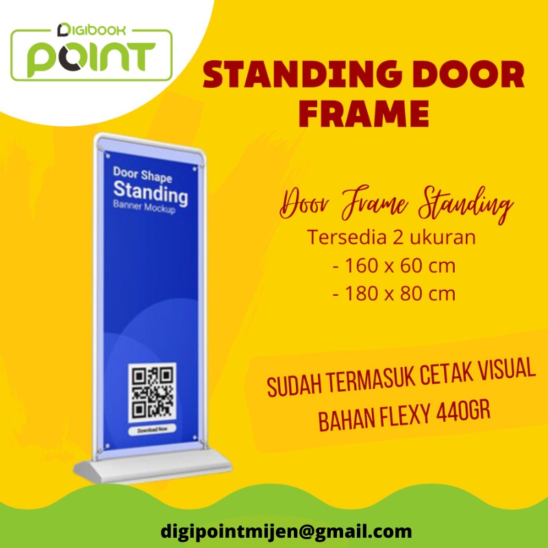 Jual Standing Display / Standing Door Frame Banner / Banner Standing ...