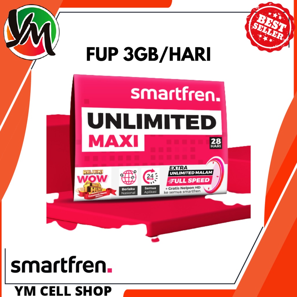 Jual PERDANA KUOTA SMARTFREN UNLIMITED (3GB/HARI) 28 HARI | Shopee ...