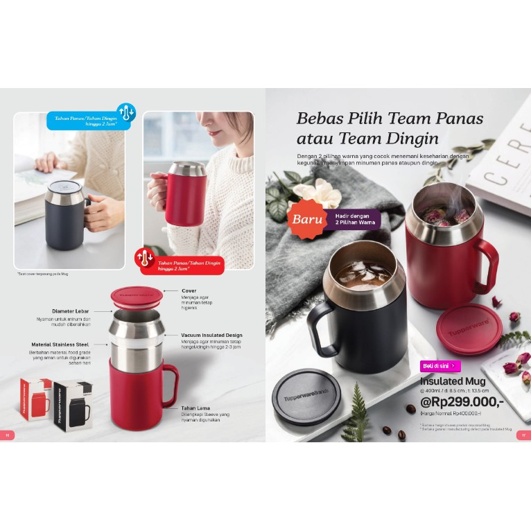 Jual Insulated Mug Tupperware Shopee Indonesia