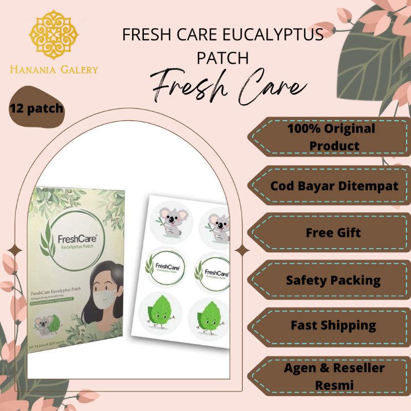 Jual FRESHCARE EUCALYPTUS PATCH 1 SACHET ISI 12 PATCH/STICKER | Shopee ...