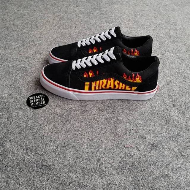 Vans slip on cheap thrasher ori