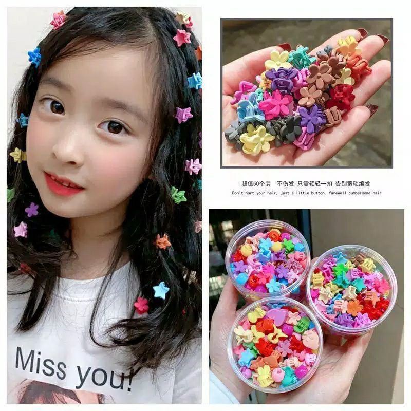 Jual 10PCS JEPIT RAMBUT MINI MODEL LUCU / JEPIT RAMBUT ANAK FGH03