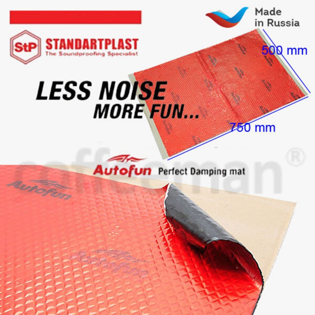 Jual Peredam Suara Auto Fun AutoFun By STP Alumunium Mobil Sound Damper ...