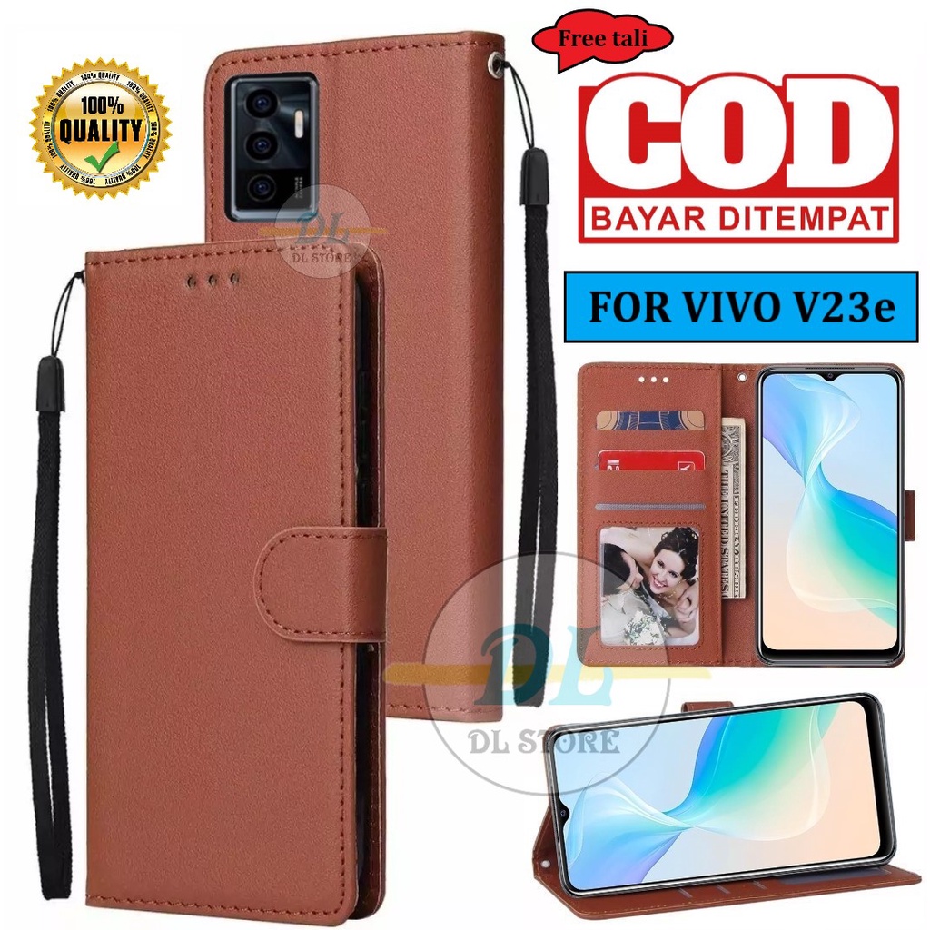 HONLEN Custodia Magnetica Con Portafoglio Per Vivo V23 5G – Pelle PU Con Slot Porta Carte E Supporto – Morbida E Antigraffio (Nero)