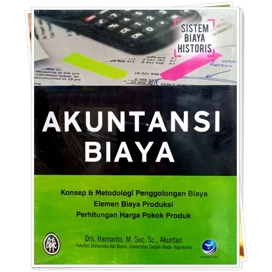 Jual Buku Baru Original - Akuntansi Biaya Konsep Dan Metodologi ...