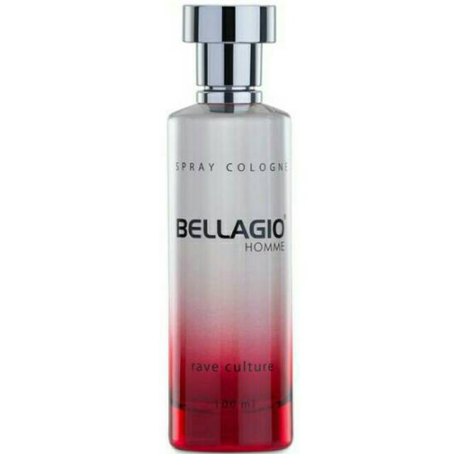 Jual Bellagio Spray Cologne Rave Culture (Red 100 ml) | Shopee Indonesia
