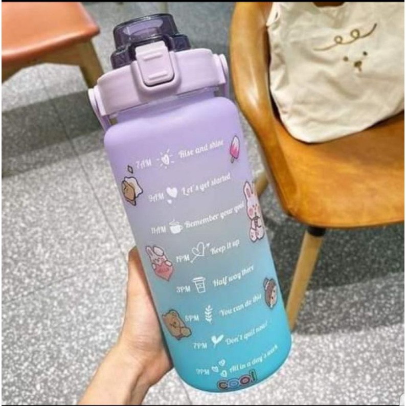 Jual Botol minum viral/ botol minum sultan 2L | Shopee Indonesia