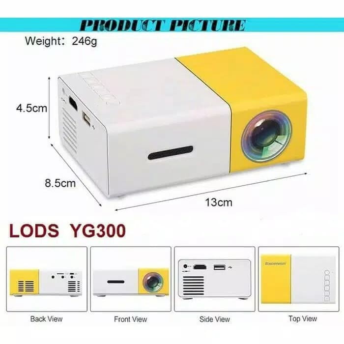 Jual Mini Projector Led Proyektor Projektor Yg Mini Theater Kuning Shopee Indonesia