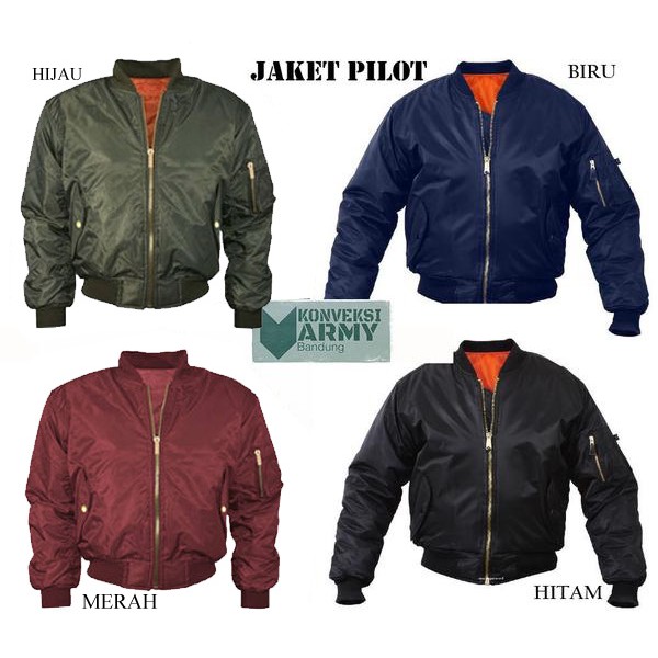 Jual Jaket Bomber Pria | Shopee Indonesia