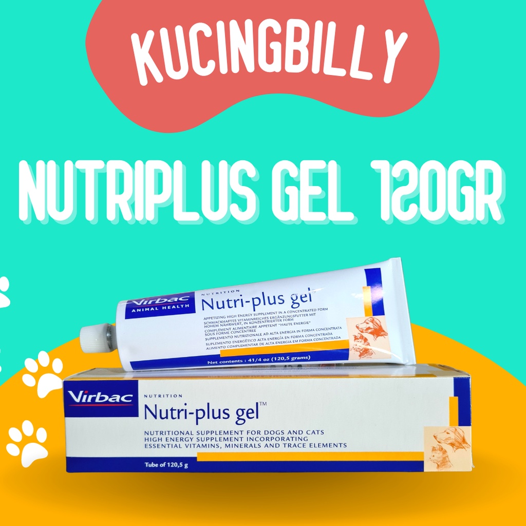 Jual Nutriplus gel 120.5gr vitamin kucing anjing | Shopee Indonesia