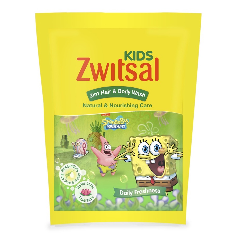 Jual Zwitsal Kids 2 In 1 Hair & Body Wash Natural And Nourishing Care