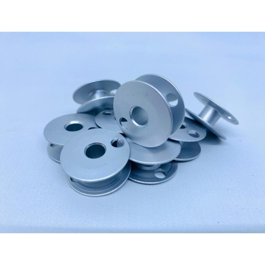 Jual Spul Spool Lubang 2 Bobbin Besi Mesin Jahit Industri Jarum 2 ...