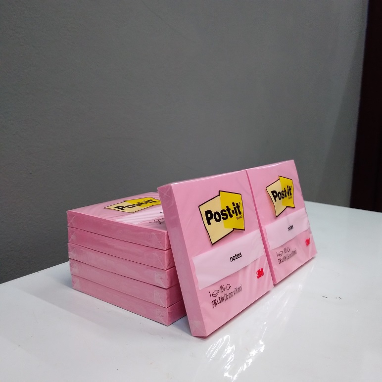 Jual 3M post it sticky notes 654 millenium pink 3inch x 3inch | Shopee ...