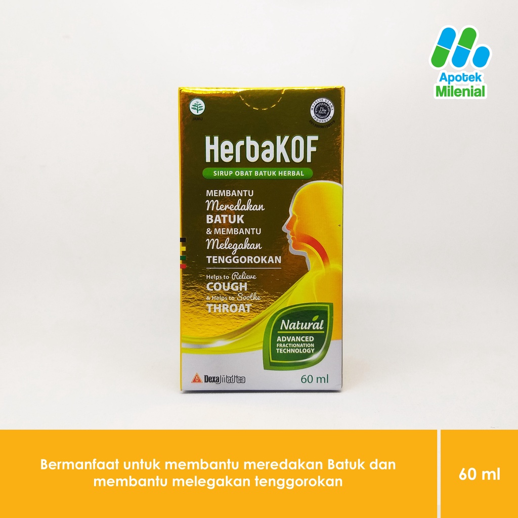 Jual Herbakof 60 Ml Sirup Obat Batuk Herbal Shopee Indonesia