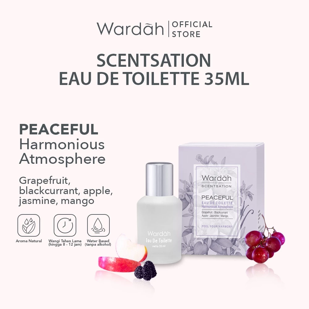 Parfum Wanita Wardah Scentsation Eau De Toilette 35 ml dan Aroma Segar