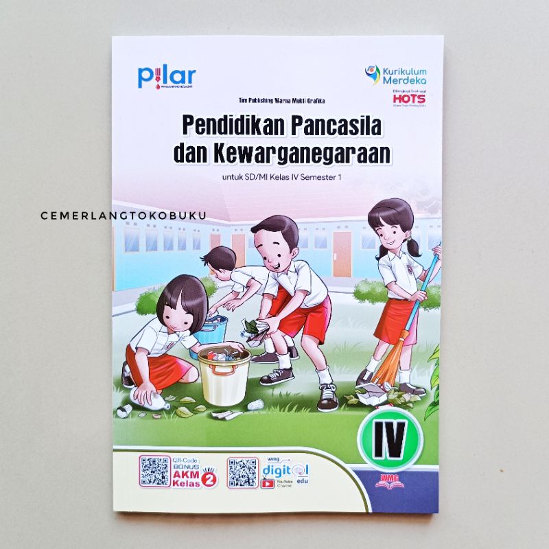 Jual BUKU PENDIDIKAN PANCASILA DAN KEWARGANEGARAAN PPKN KELAS 4 SD ...