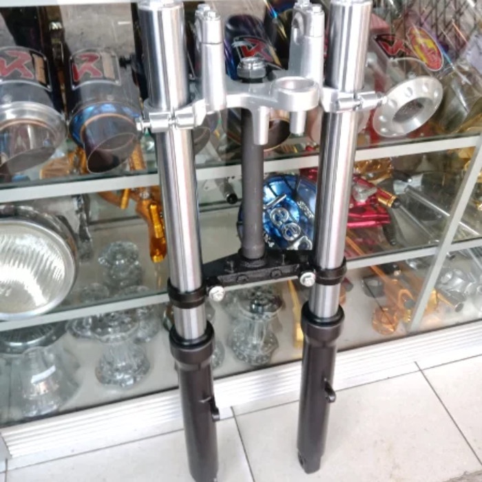 Jual Shock Depan Yamaha Byson - Set Segitiga Universal Modif | Shopee ...