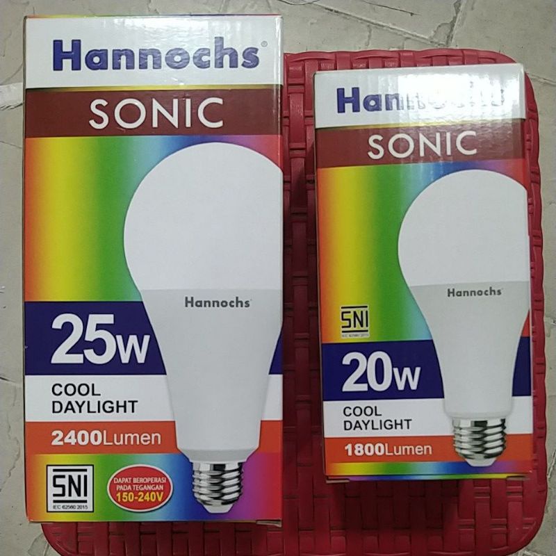 Jual Lampu LED Hannochs 20 Watt & 25 Watt/ Bohlam LED Hannochs Sonic Di ...