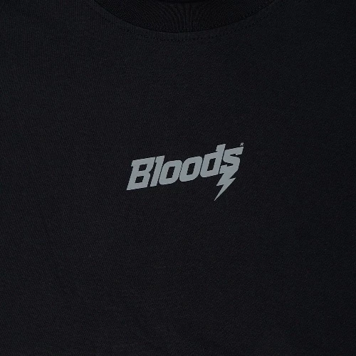 Kaos Pria Hitam Bloods Premium Cotton Combed 30s Original foto 4