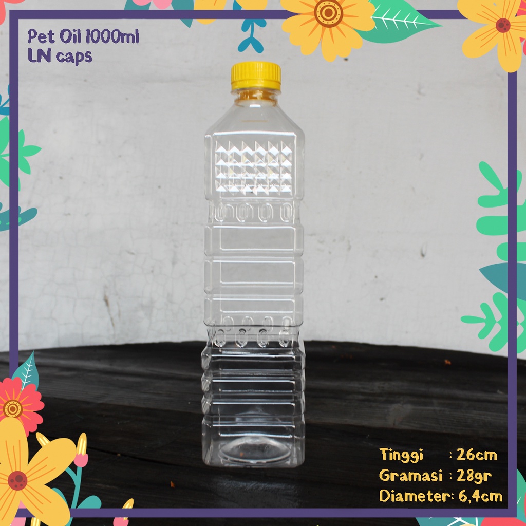 Jual Botol Plastik Pet Minyak Ml Kemasan Mionyak Goreng Sayur Curah Eceran Murah Umkm Pet