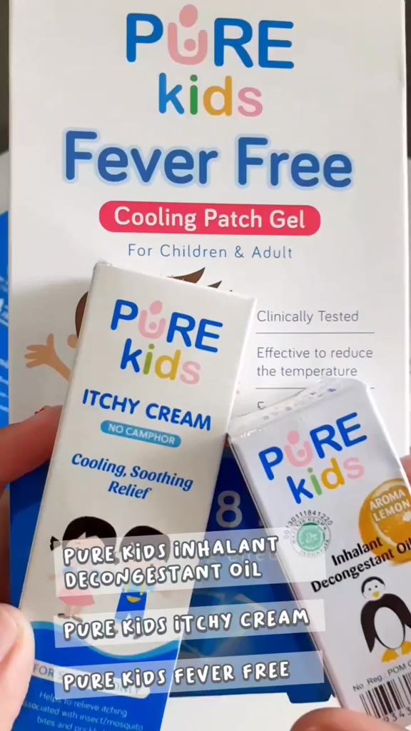 Jual Pure kids baby inhalant decongestant oil 10ml untuk batuk pilek ...