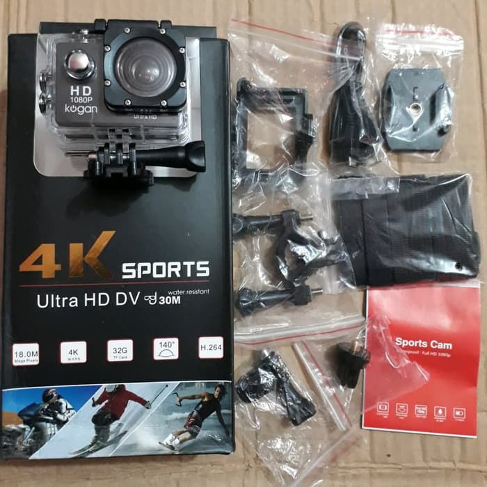 Jual Sportcam Kogan 4K Non Wifi Camera Gopro Action Cam Kamera Sport