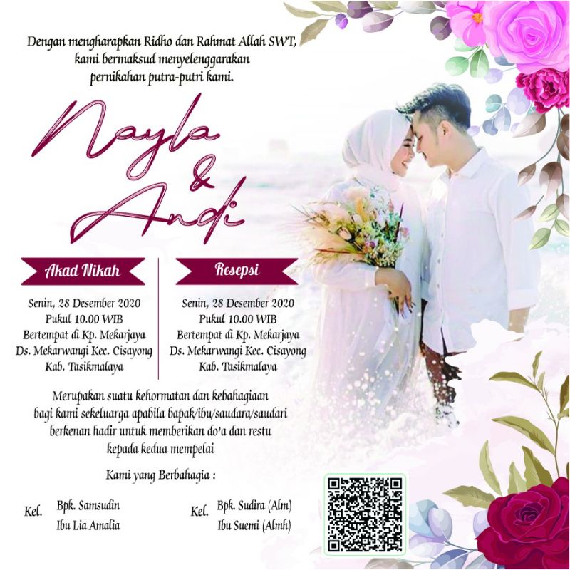 Jual UNDANGAN KOTAK NASI/ TONJOKAN/ UNDANGAN BESEK/ LABEL KOTAK NASI