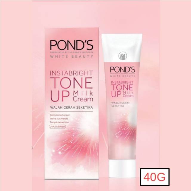 Jual Ponds Instabright Tone Up Milk Cream 40gr Shopee Indonesia