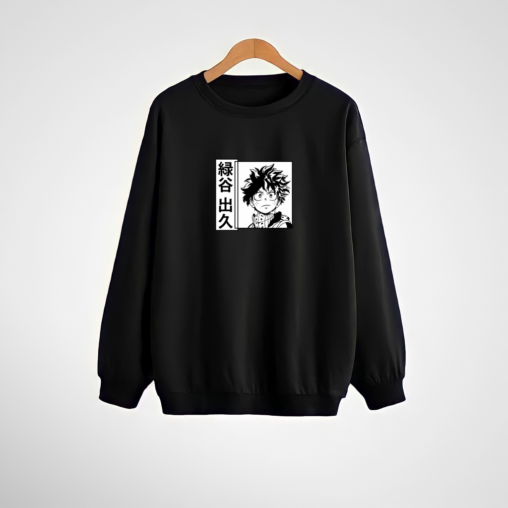 crewneck pria distro original suwiter tanpa kupluk original hoodie tanpa  kupluk pria sweater kerah