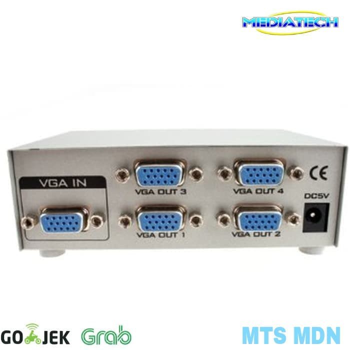 Jual VGA Spliter 4 Port / Vga Splitter 4 port | Shopee Indonesia