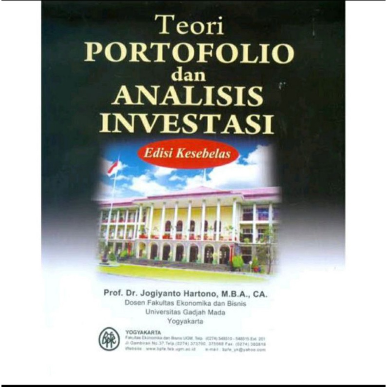 Jual BUKU TEORI PORTOFOLIO DAN ANALISIS INVESTASI EDISI KESEBELAS (11 ...