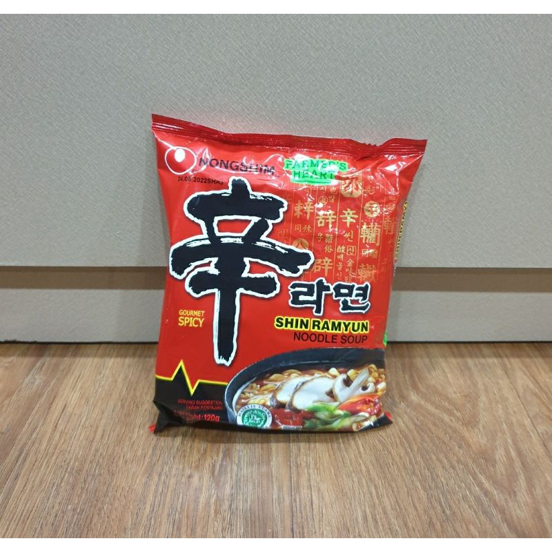 Jual Nongshim Shin Ramyun Spicy Mushroom Noodle Soup 120 Gr | Shopee ...
