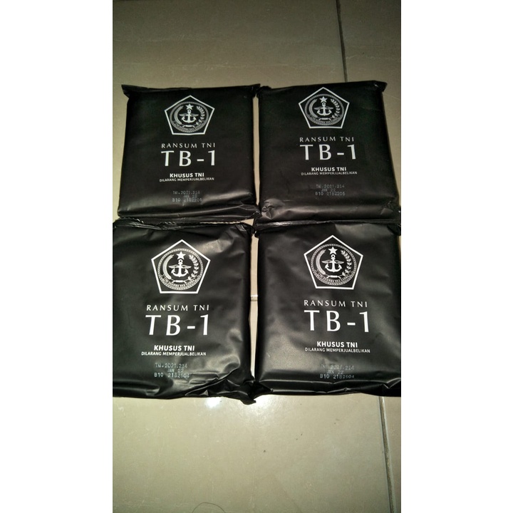 Jual Biskuit Tebal Ransum TNI TB1 Full Energy Snack Cemila Siap Saji ...