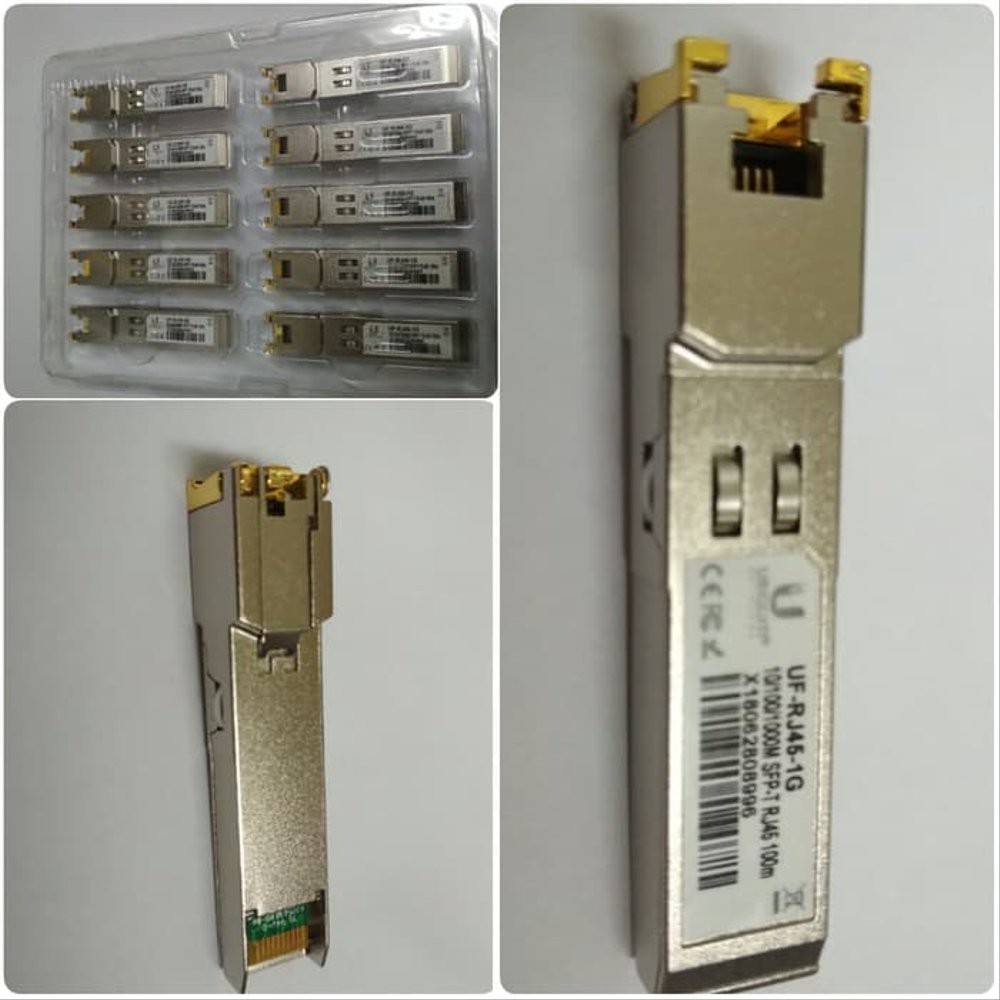 Jual UBIQUITI RJ45 UF-RJ45-1G U FIBER SFP TRANSCEIVER MODULE | Shopee ...