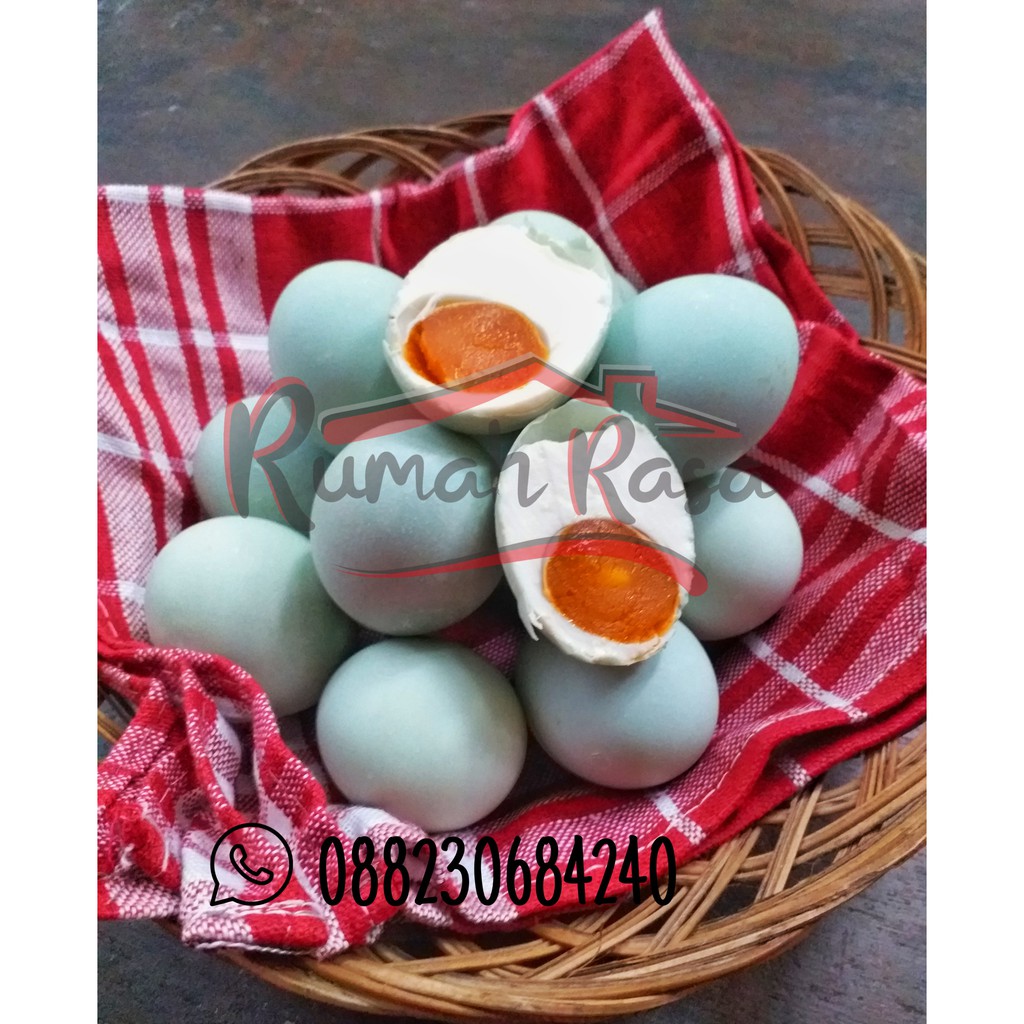 Jual Telur Asin Merah Masir Bebek Matang Besar Halal Tanpa Bahan