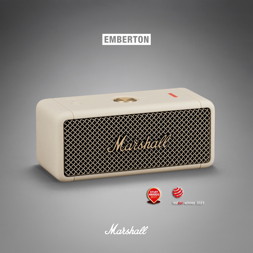 MARSHALL EMBERTON PORTABLE BT SPK CREAM